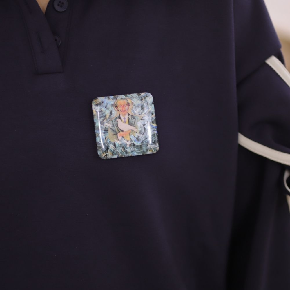 周藝文 |日月星《達利意象》吧唧徽章 Dali Imagery Badge