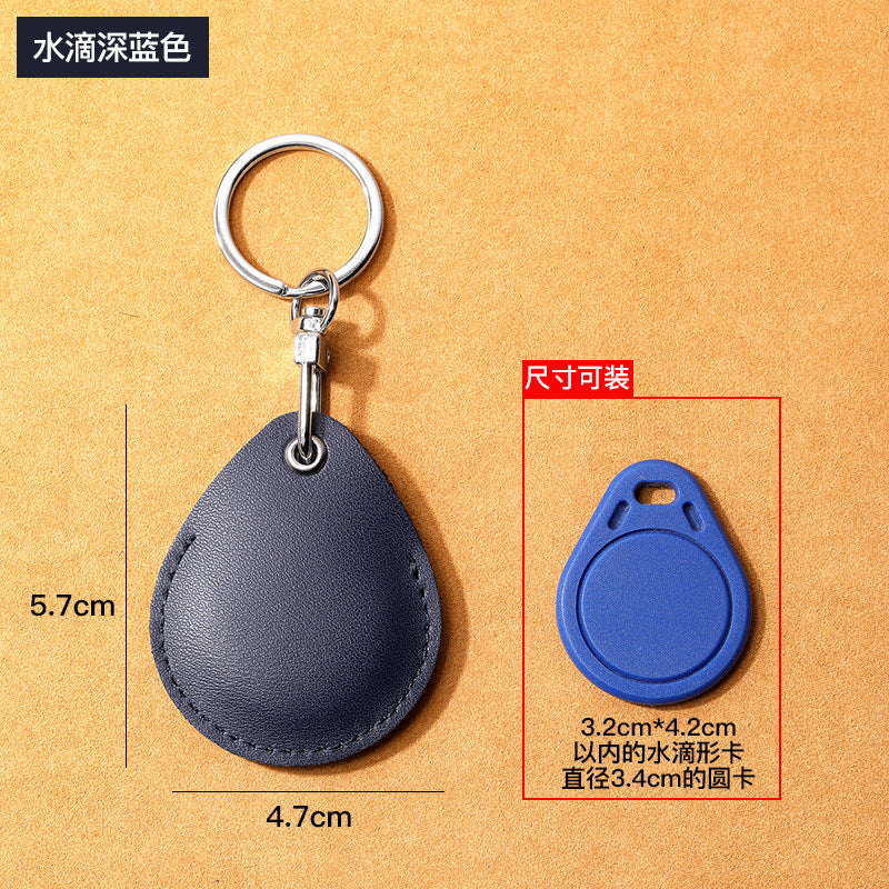 皮質AirTag保護套寵物藍牙定位器鑰匙扣皮套 Leather AirTag case, pet Bluetooth tracker, keychain cover