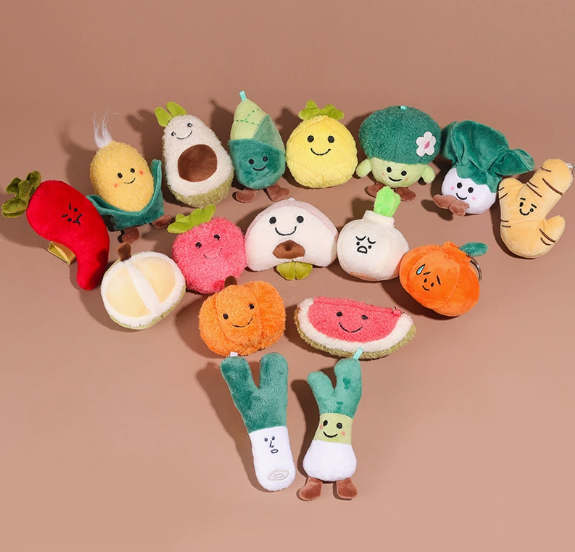 蔬菜大家族毛絨掛 件Vegetable Family Plush Pendant