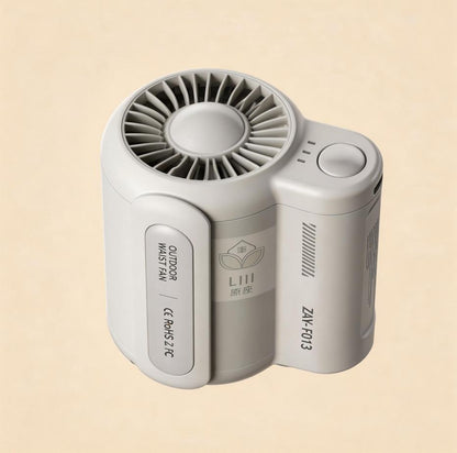 無葉掛腰電風扇 USB 充電露營戶外手持便攜隨身迷你小風扇超長續航 新一代戶外小空調Bladeless WaistClip FanUSB Rechargeable for Camping, Outdoor, Handheld, Portable, Mini, UltraLong Battery Life,NextGeneration Outdoor Personal Air Conditioner
