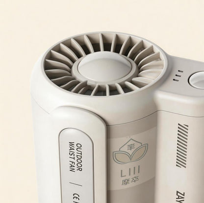 無葉掛腰電風扇 USB 充電露營戶外手持便攜隨身迷你小風扇超長續航 新一代戶外小空調Bladeless WaistClip FanUSB Rechargeable for Camping, Outdoor, Handheld, Portable, Mini, UltraLong Battery Life,NextGeneration Outdoor Personal Air Conditioner