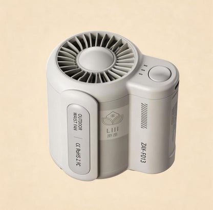 無葉掛腰電風扇 USB 充電露營戶外手持便攜隨身迷你小風扇超長續航 新一代戶外小空調Bladeless WaistClip FanUSB Rechargeable for Camping, Outdoor, Handheld, Portable, Mini, UltraLong Battery Life,NextGeneration Outdoor Personal Air Conditioner