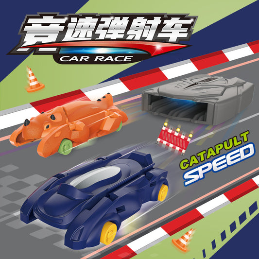 彈射車仔滑行車按壓一鍵發射變形競速彈射車兒童玩具 Multi-joint Movable Building Block Figure, Flexible Lucky Doll Robot Mannequin, Stress Relief & Educational Toy
