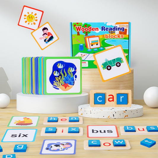 兒童智力字母英文卡片男孩女孩認知字母英語認知學習益智玩具 Kids Alphabet Flash Cards, Educational English Letter Learning Cognitive Toys for Boys & Girls