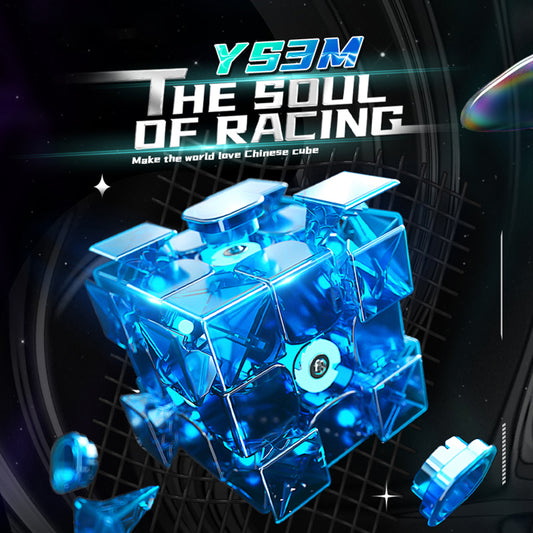 魔域文化華夢YS3M魔方磁力/磁懸浮/球軸磁懸浮魔衣雙定位比賽速擰魔方 Moyu HuaMeng YS3M Magic Cube Magnetic /Maglev /Ball-bearing magnetic levitation Magic Coat Speed Solving Cube