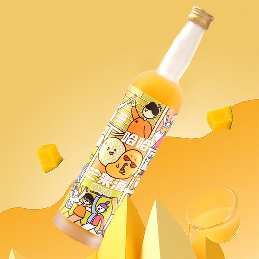 小花樣芒果果酒6度258ml低度過年聚會微醺禮物甜酒 Xiao Hua Yang Mango Wine 6% 258ml Low Alcohol Party Gift Sweet Wine