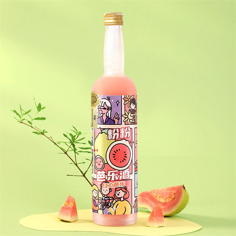 小花樣芭樂果酒6度258ml低度過年聚會微醺禮物甜酒 Xiao Hua Yang Guava Wine 6% 258ml Low Alcohol Party Gift Sweet Wine