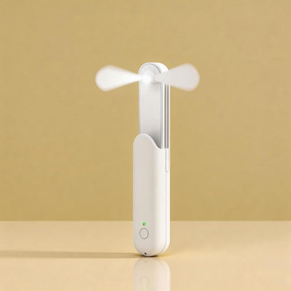 手持小風扇便攜式隨身小型迷你可伸縮 USB 充電風扇靜音辦公室桌面 Handheld Mini Portable FanSmall, Retractable, USB Rechargeable, Quiet, for Office and Desk Use