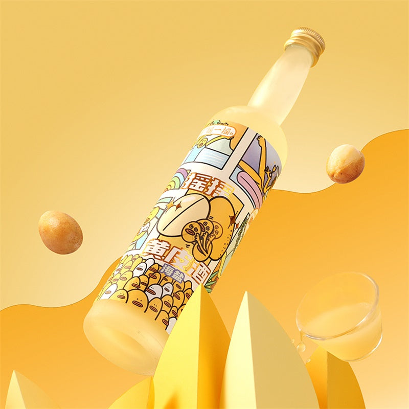 小花樣黃皮果酒6度258ml低度過年聚會微醺禮物甜酒 Xiao Hua Yang Wampee Wine 6% 258ml Low Alcohol Party Gift Sweet Wine