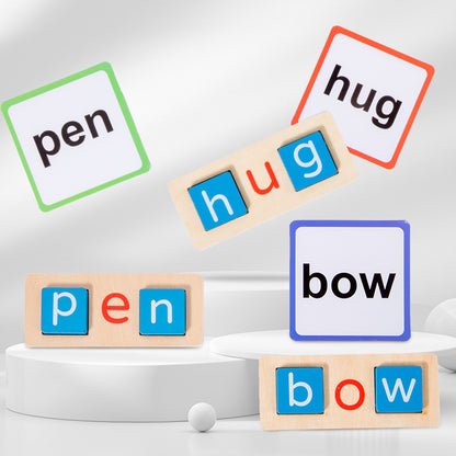 兒童智力字母英文卡片男孩女孩認知字母英語認知學習益智玩具 Kids Alphabet Flash Cards, Educational English Letter Learning Cognitive Toys for Boys & Girls
