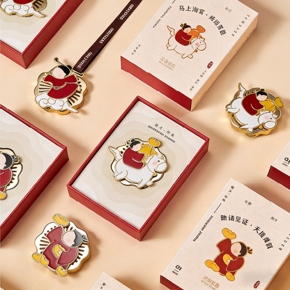 宋朝悟吉車載香薰車用香水出風口香氛馬年送禮盒 SONG CHAO Wuji Car mounted Aromatherapy Car perfume Air Outlet Fragrance Gift Box for the Year of Horse