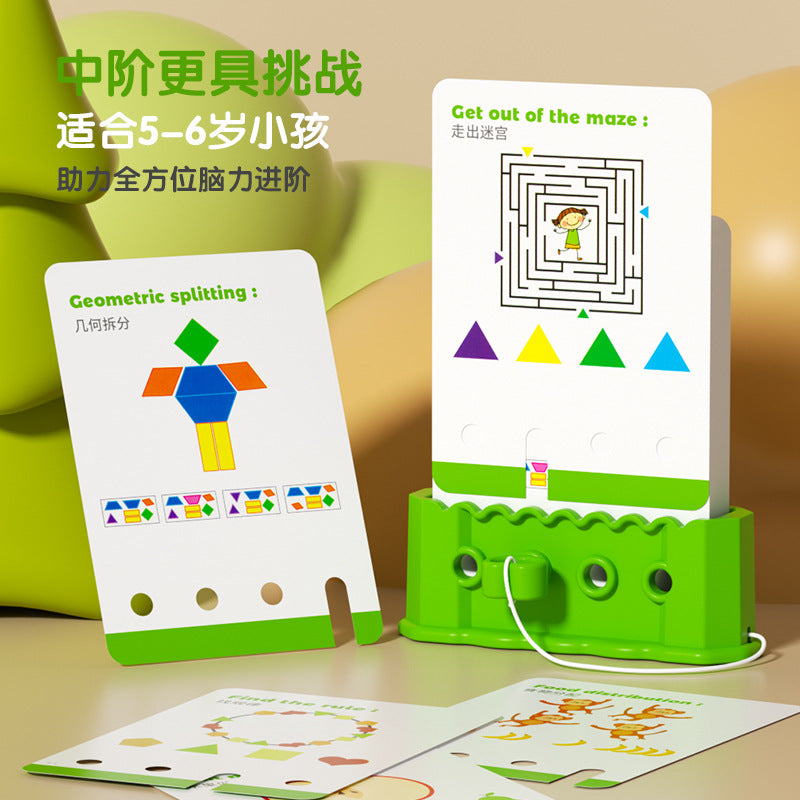 最強腦力邏輯鑰匙早教玩具邏輯思維訓練謎題遊戲益智玩具啟發孩子 Top Brain Power Logic Key Early Education Toy, Logical Thinking Training Puzzle Game, Educational Toy to Inspire Kids