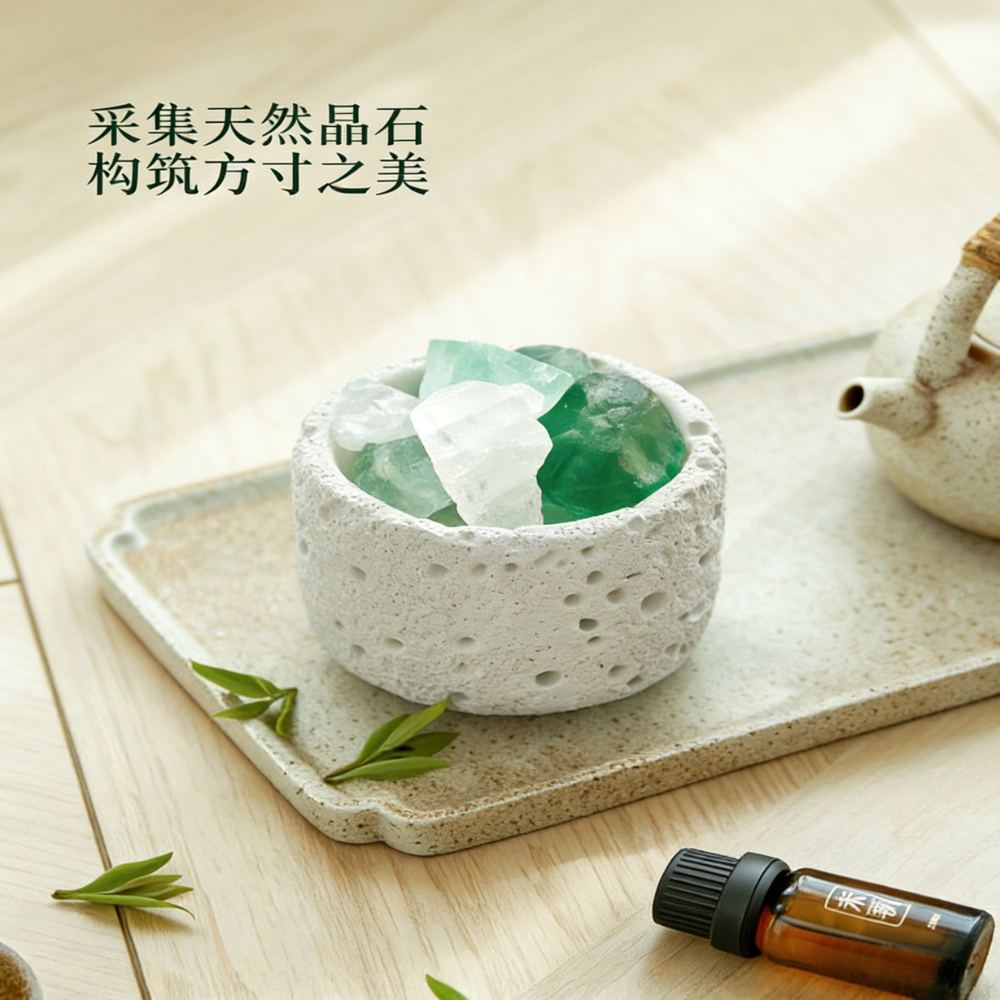 宋朝冷山擴香石香薰精油家用室內辦公室工位高級晶石擺件生日禮物 SONG CHAO Cold Mountain Fragrant Stone Aromatherapy Essential Oil Home Indoor Office Workstation Advanced Crystal Ornament Birthday Gift