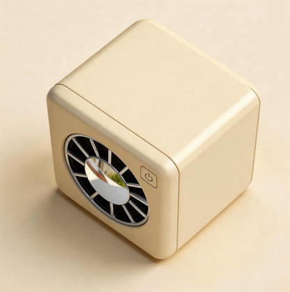 幾何方型桌面小風扇掛腰掛包手持風扇正方體疊疊樂積木 USB 風扇靜音 Geometric Square Desktop Mini FanWaist/Clip/Bag/Handheld Fan, Cube Stacking Block Design, USB, Quiet
