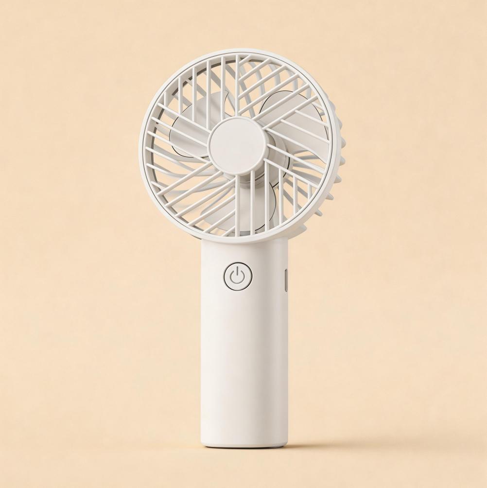 經典手持風扇 USB 充電小風扇戶外便攜式小電扇手機支架迷你電風扇 Classic Handheld Fan USB Rechargeable Mini Fan, Portable Outdoor Small Fan with Phone Stand