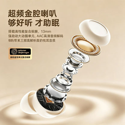 睿量（REMAX）超薄睡眠藍牙耳機無線睡覺專用側睡躺舒適不壓耳降噪助眠asmr隔音耳塞隱形不咯耳 REMAX Ultra-thin Sleep Bluetooth Earphones - Wireless for Sleeping, Side-Sleeping Comfort, Noise Reduction, ASMR, Soundproof Earplugs, Invisible, No Ear Irritation