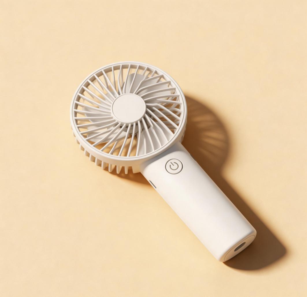 經典手持風扇 USB 充電小風扇戶外便攜式小電扇手機支架迷你電風扇 Classic Handheld Fan USB Rechargeable Mini Fan, Portable Outdoor Small Fan with Phone Stand