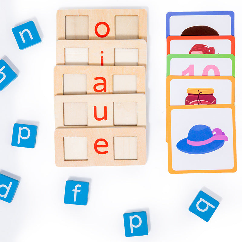 兒童智力字母英文卡片男孩女孩認知字母英語認知學習益智玩具 Kids Alphabet Flash Cards, Educational English Letter Learning Cognitive Toys for Boys & Girls