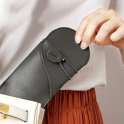 皮革化妝刷包戶外便攜隨身化妝刷收納包眼影收納包 Leather Makeup Brush Bag, Outdoor Portable Travel Makeup Brush Storage Bag, Eyeshadow Storage Bag