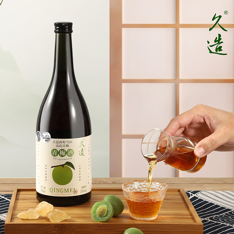 小花樣雙銀獎久造青梅酒15度750ml水果酒甜酒晚安微醺禮物 Xiao Hua Yang Double Silver Award Jiuzao green plum Wine 15 Degrees 750ml Fruit Wine Sweet Wine Goodnight Slightly Drunk Gift