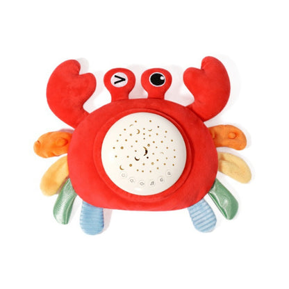 嬰兒安撫睡眠玩偶音樂毛絨玩具哄睡螃蟹星空投影玩具 Baby Soothing Sleep Doll, Musical Plush Toy, Sleep-soothing Crab Starry Sky Projection Toy