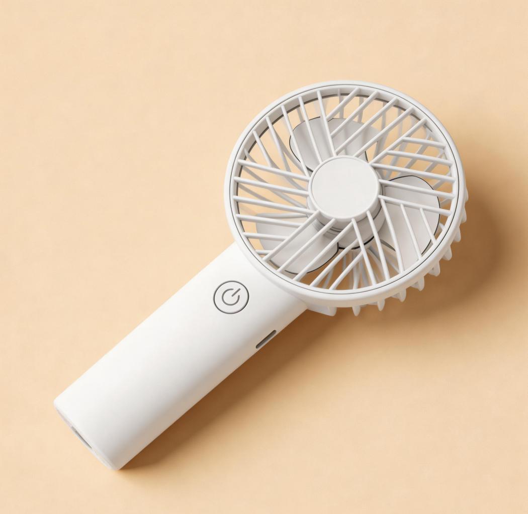 經典手持風扇 USB 充電小風扇戶外便攜式小電扇手機支架迷你電風扇 Classic Handheld Fan USB Rechargeable Mini Fan, Portable Outdoor Small Fan with Phone Stand
