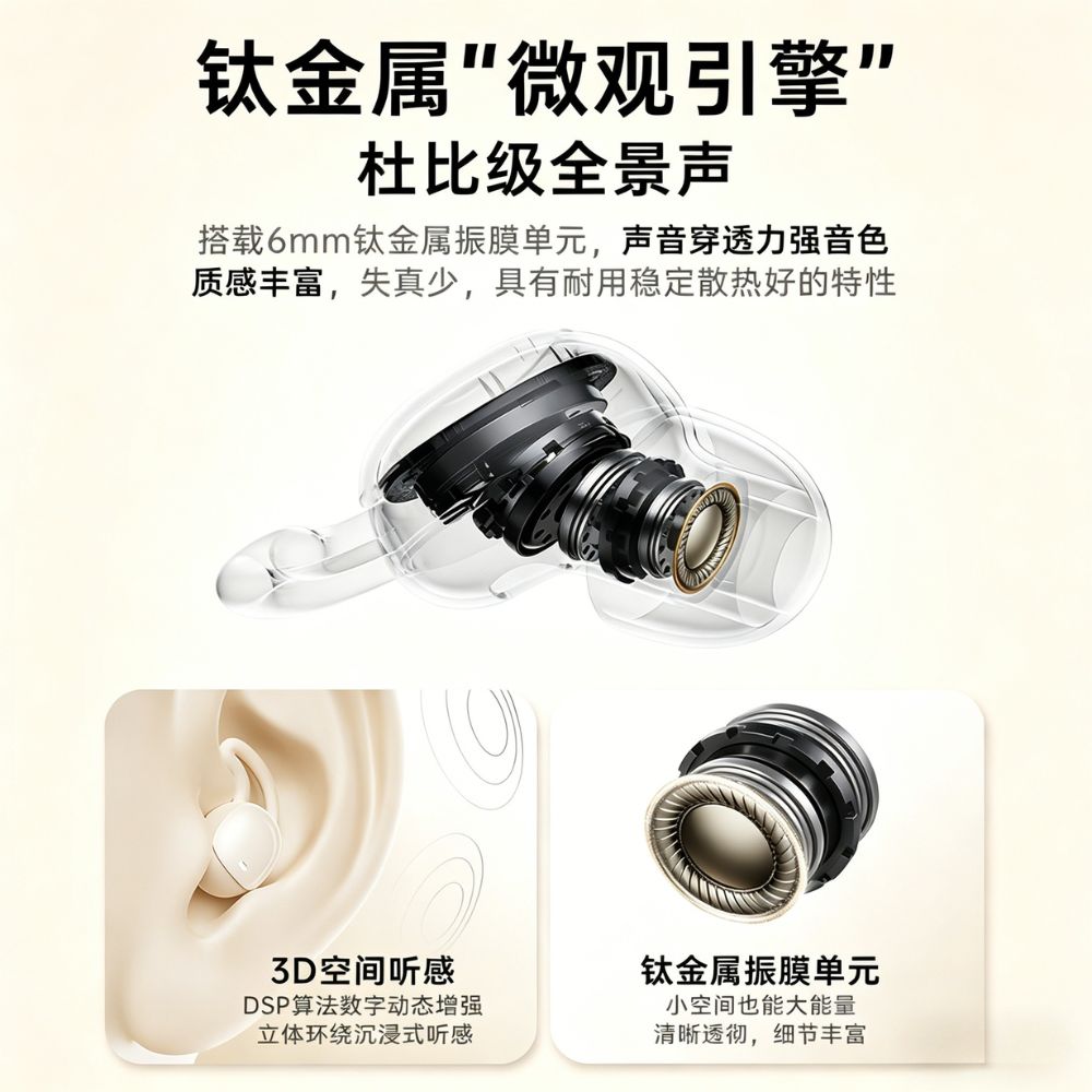 睿量（REMAX）2026新款睡眠藍牙耳機耳塞防噪音睡覺睡眠專用主動降噪無線入耳式無痛側睡不壓耳助眠asmr隔音 REMAX 2026 New Sleep Bluetooth Earbuds Anti noise Sleep Dedicated Active Noise Reduction Wireless In ear Pain free Side Sleep No pressure Ear Sleep Assistive ASMR Soundproofing