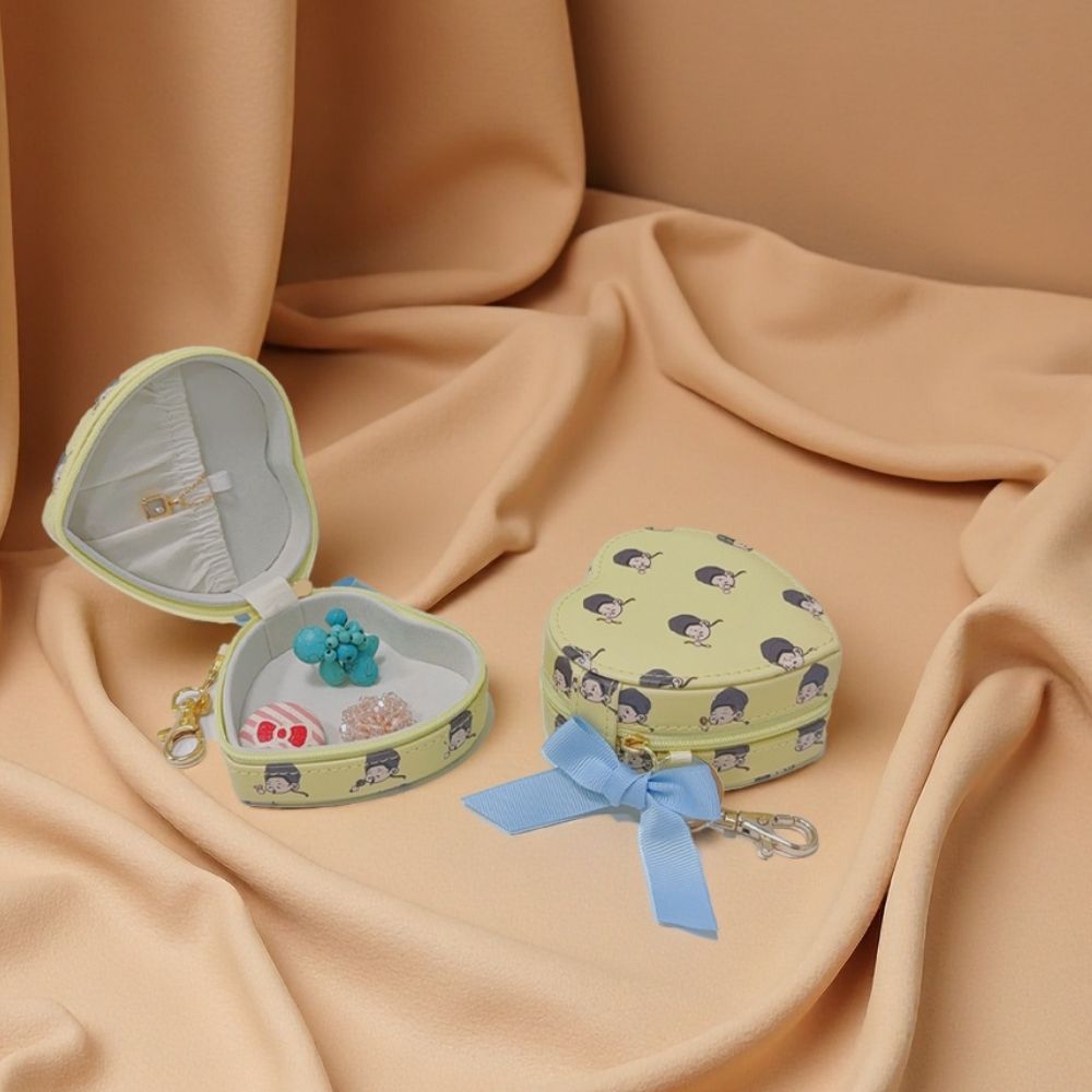 蘇小坡 | 日月星《蘇小坡》皮質心形首飾盒 Su XiaoPo Cute Heart-Shaped Jewelry Box
