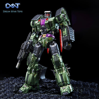 Dreamstartoys The Pushing Machine Warriors【Bonecrusher】Transform Toys, The 4th Group Member of DST02-Devastator (DST02-004)