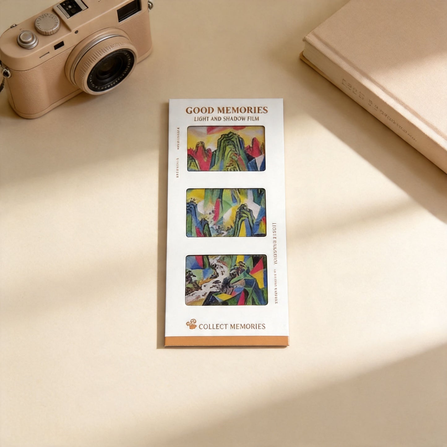 周藝文|日月星《溪山行旅圖》複刻膠片小書簽 Travelers Among Mountains and Streams Copy film bookmark