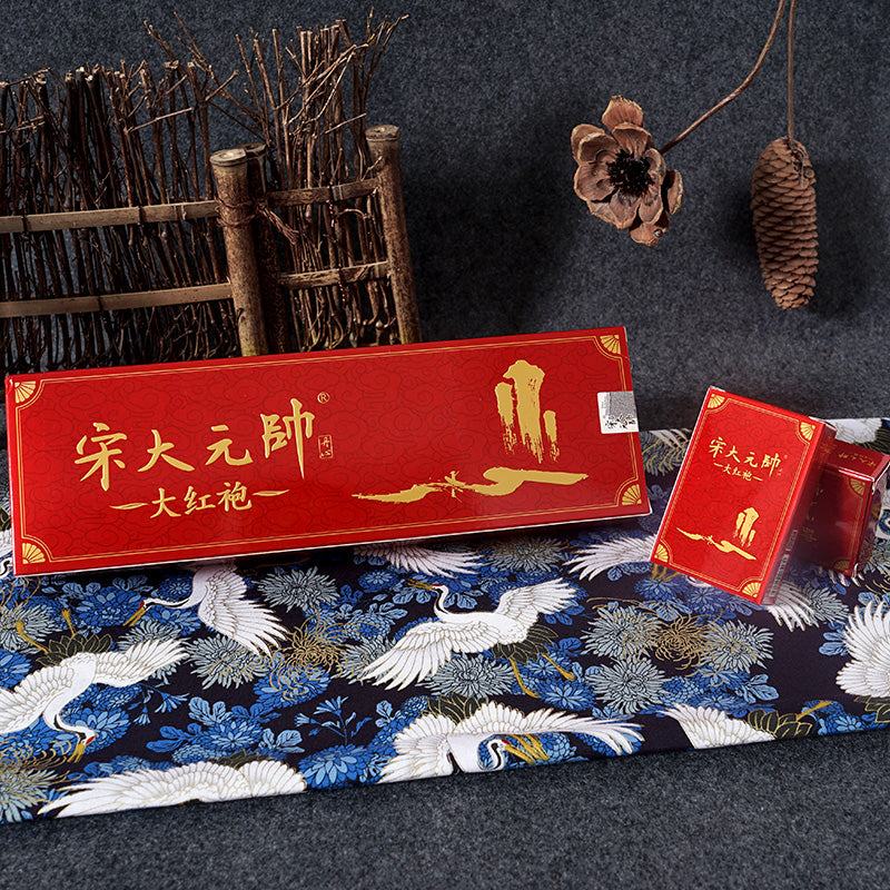 宋大元帥|大紅袍丹心（50年樹齡）福建濃香型大紅袍茶葉禮盒裝送客戶實用茶葉禮盒