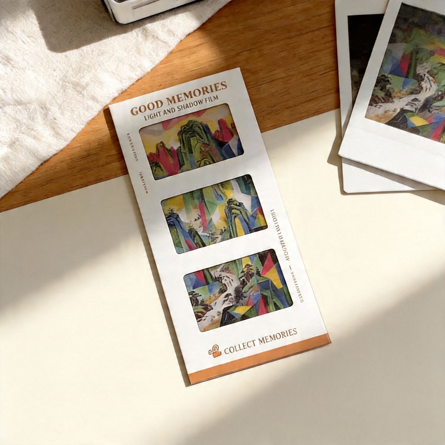 周藝文|日月星《溪山行旅圖》複刻膠片小書簽 Travelers Among Mountains and Streams Copy film bookmark