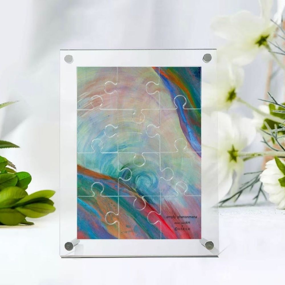簡丹|日月星《空洞》拼圖 Empty Phenomena Acrylic Puzzle Decor Piece