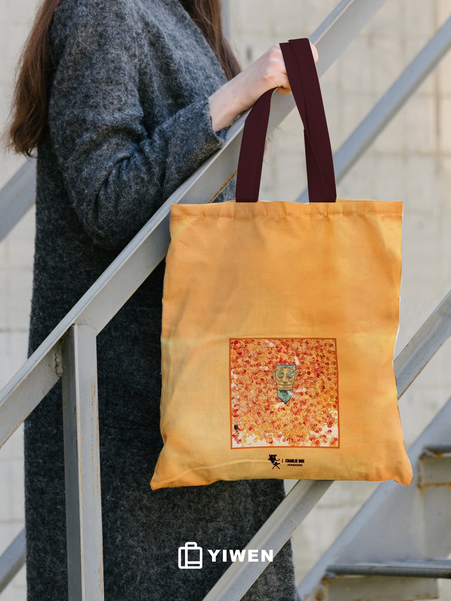 周藝文｜日月星《給未來的信之一》帆佈單肩包 Letter to the Future I Canvas Shoulder Bag