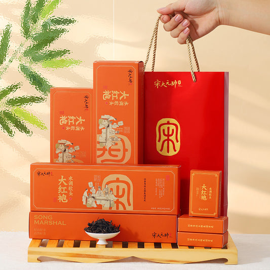 宋大元帥|大紅袍·水調歌頭【生態好茶】福建岩茶濃香大紅袍茶葉禮盒裝送客戶送長輩伴手禮