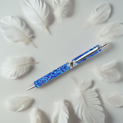 周藝文|日月星 《孤寂與繁華》金屬簽字筆 《Solitude and Prosperity》 metal signature pen