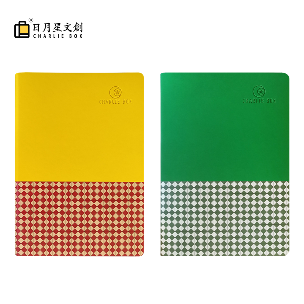 日月星原創港風茶餐廳設計A5筆記本 CharlieBox Original Green Harbor style Tea Restaurant Design Notebook Set Business Gift Box