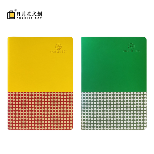 日月星原創港風茶餐廳設計A5筆記本 CharlieBox Original Green Harbor style Tea Restaurant Design Notebook Set Business Gift Box
