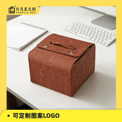 皮質國風禮盒包裝盒禮品盒商務禮盒包裝 Chinese Style Leather Gift Box, Business Gift Packaging Box