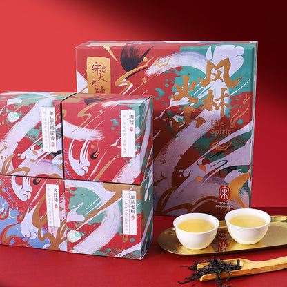 宋大元帥|風林火山茶葉組合鴨屎香肉桂大紅袍單叢老樅一款禮盒四種口味送禮必備
