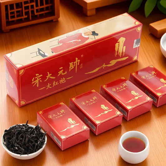 宋大元帥|大紅袍丹心（50年樹齡）福建濃香型大紅袍茶葉禮盒裝送客戶實用茶葉禮盒