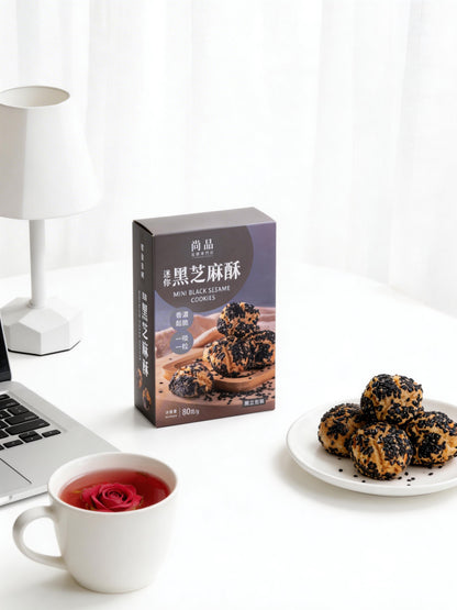 尚品迷你黑芝麻酥 (80克) Premier Food Mini Black Sesame Crispy (80g)