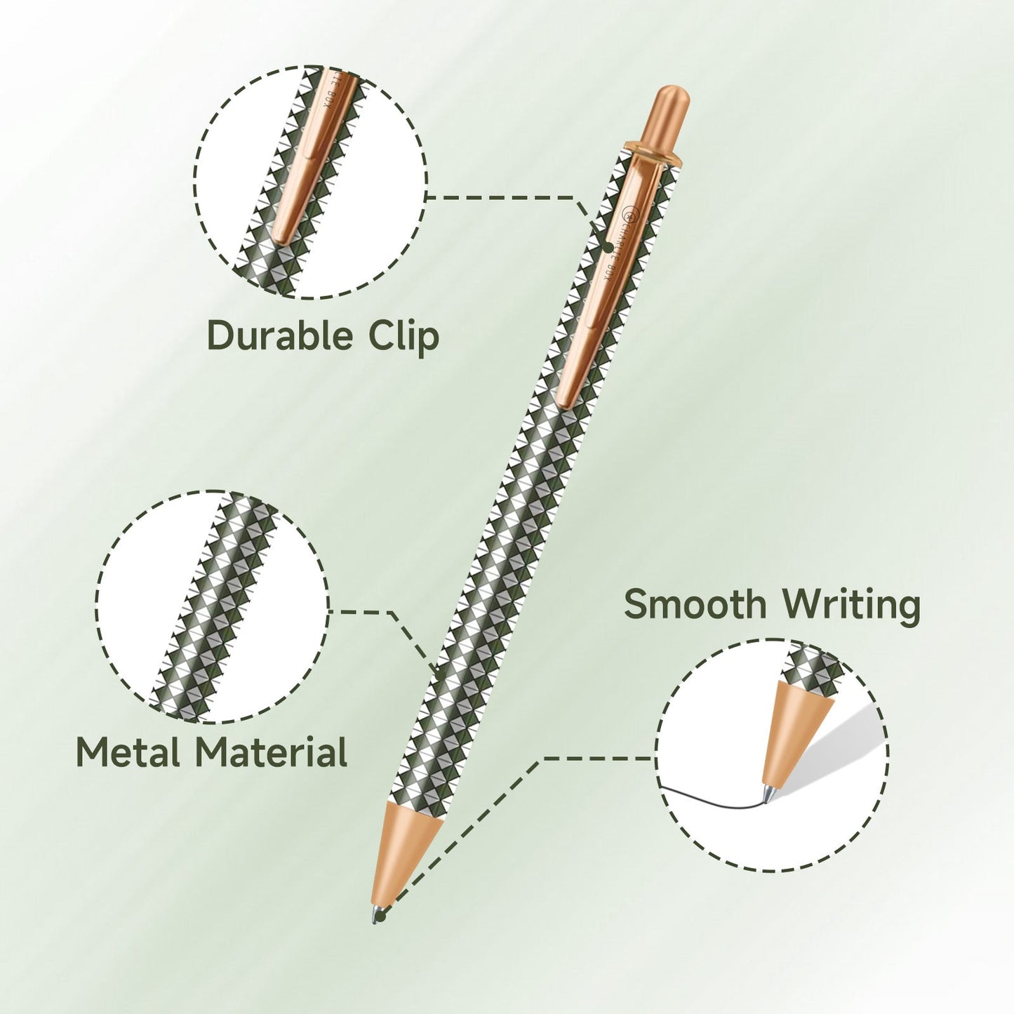 按壓伸縮簽字筆金屬筆 Press the retractable signature pen metal pen
