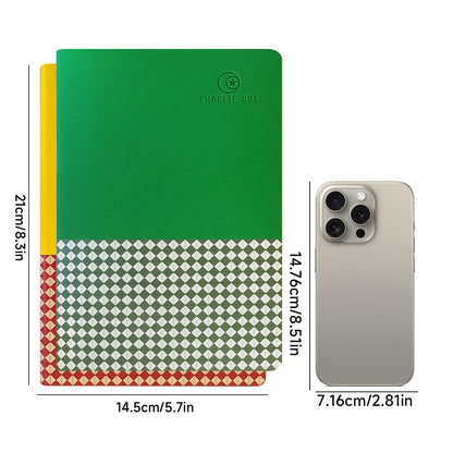 日月星原創港風茶餐廳設計A5筆記本 CharlieBox Original Green Harbor style Tea Restaurant Design Notebook Set Business Gift Box