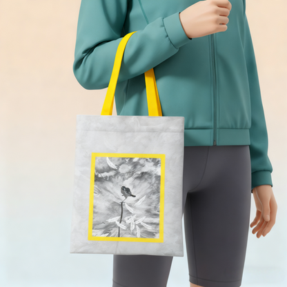周藝文｜日月星《大海的浪花是羽毛》帆佈單肩包 The Sea’s Waves Are Feathers Canvas Shoulder Bag