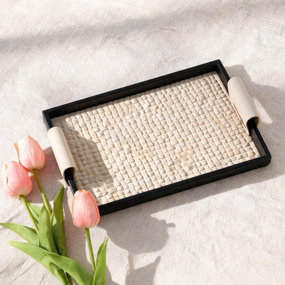 香薰香水皮革託盤化妝品高級感擺件酒店收納盤定制logo Aromatherapy perfume leather tray, cosmetics, premium decor, hotel storage tray, custom logo