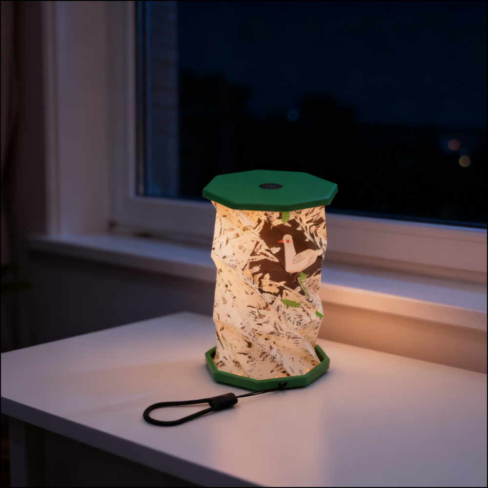 周藝文|日月星 《和平禮讚》迷你折疊燈Hymn to Peace Mini Folding Lamp