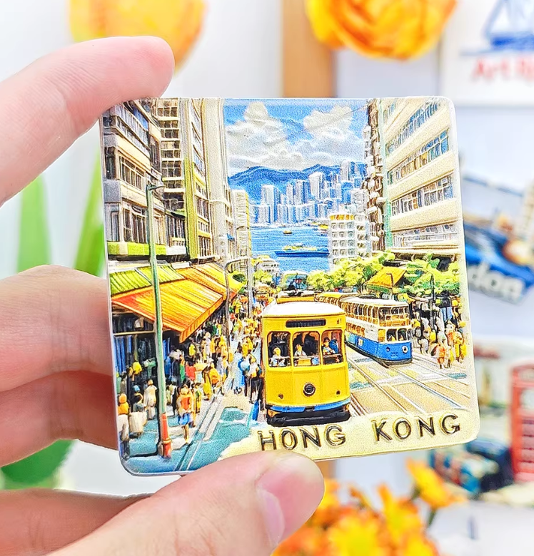 香港電車冰箱貼 Hong Kong Tram Refrigerator Magnet