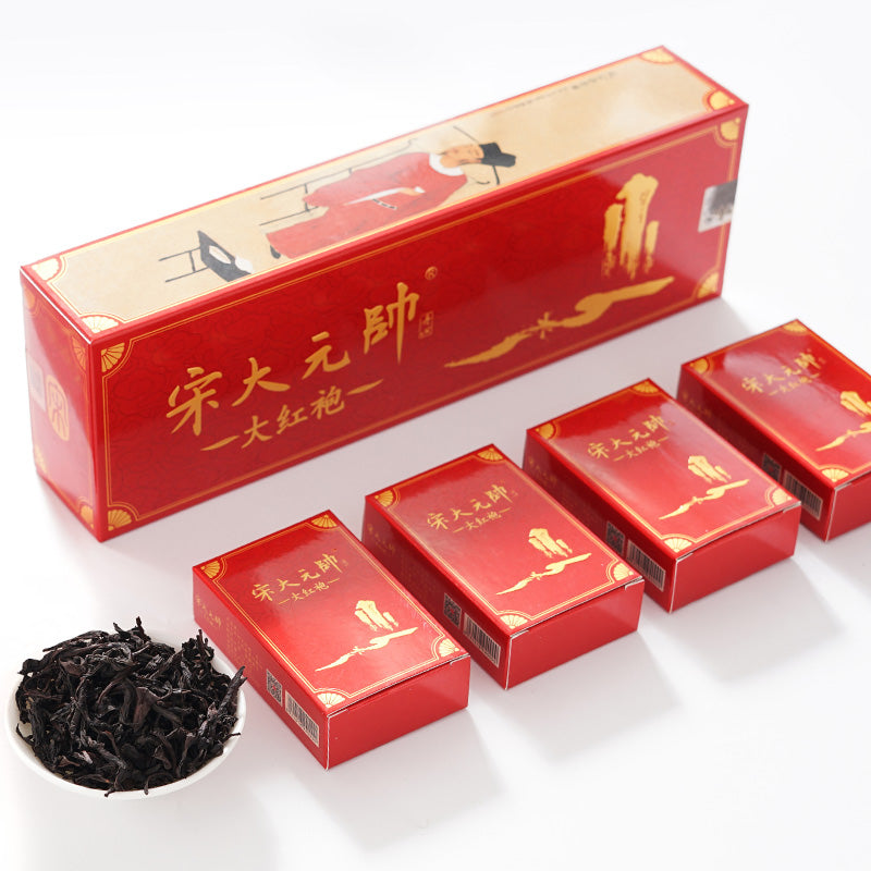 宋大元帥|大紅袍丹心（50年樹齡）福建濃香型大紅袍茶葉禮盒裝送客戶實用茶葉禮盒