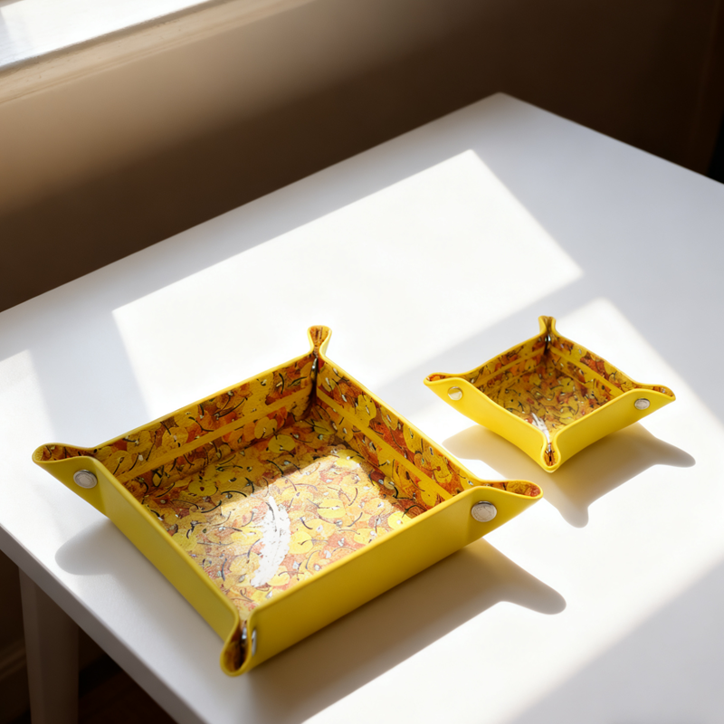 周藝文|日月星 《愛在深秋》折疊盤Love in Late Autumn Foldable Tray